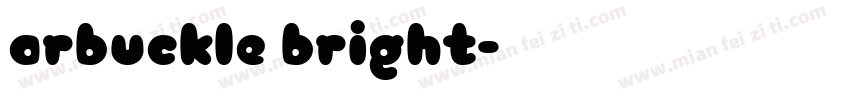 arbuckle bright字体转换